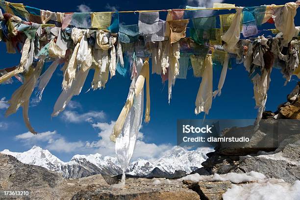 Himalayanepal Everest Aus Renjo La Große Details Stockfoto und mehr Bilder von Abenteuer