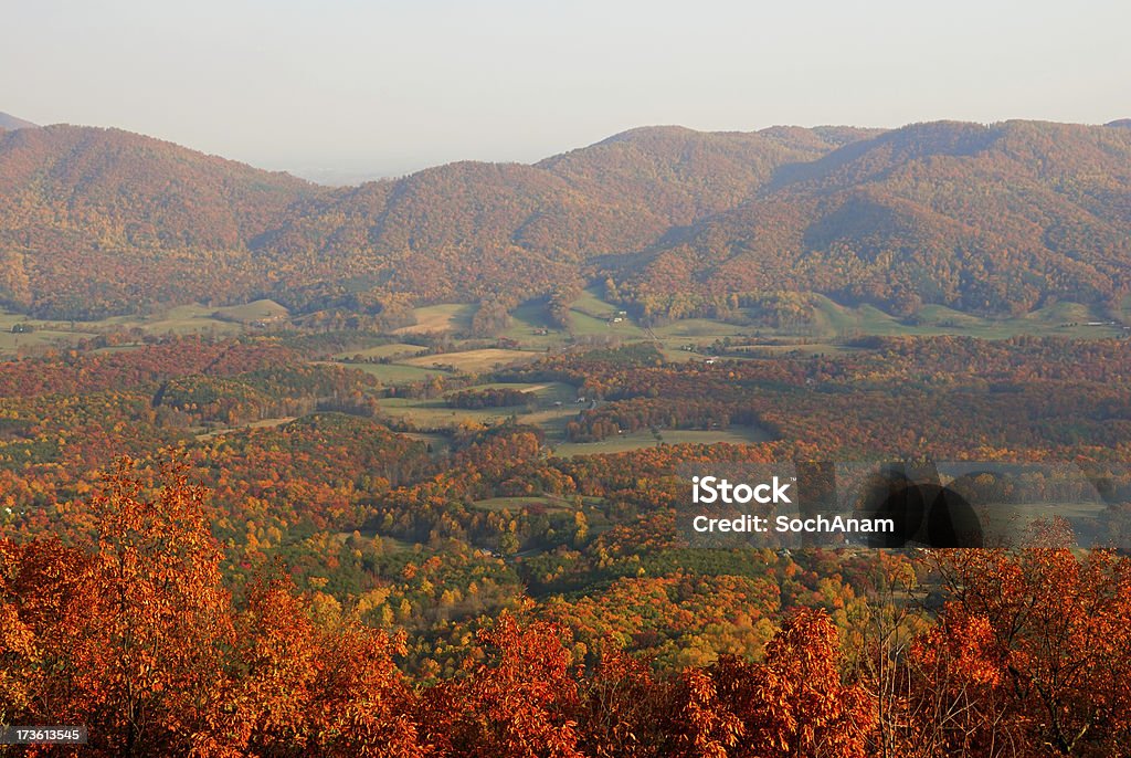 Otoño en el valle - Foto de stock de Appalachia libre de derechos