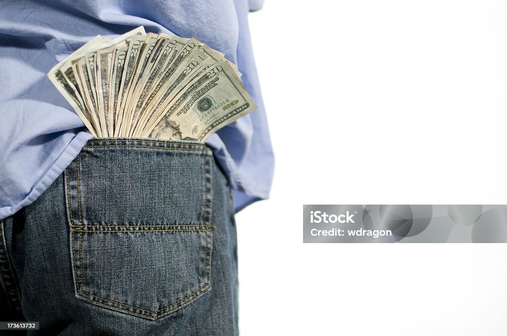 Dinero en el bolsillo - Foto de stock de Abundancia libre de derechos