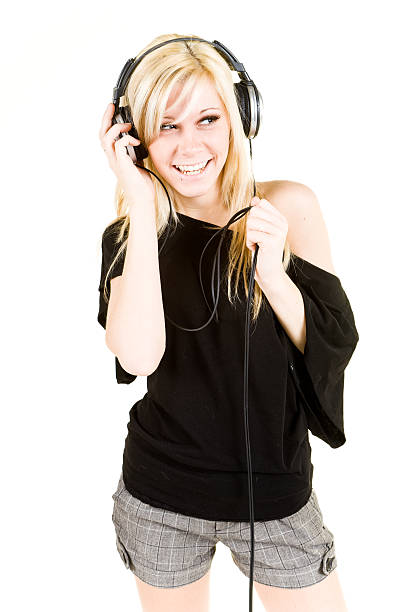 istock Girl with headphones 173613846