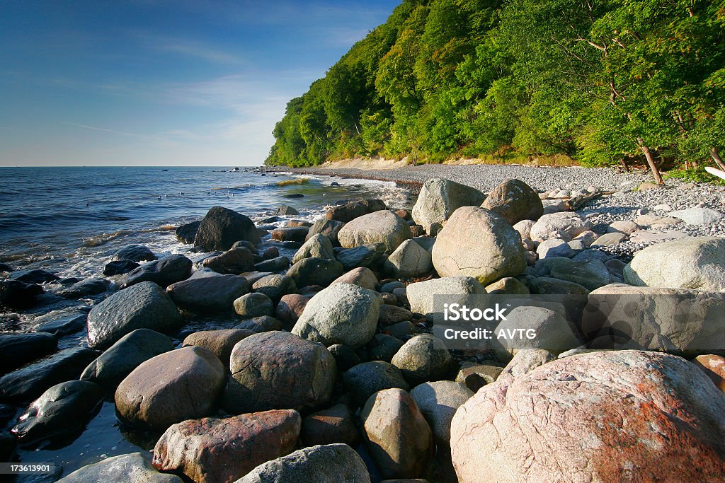 Rocks on the shore baltic sea Baltic Countries Stock Photo