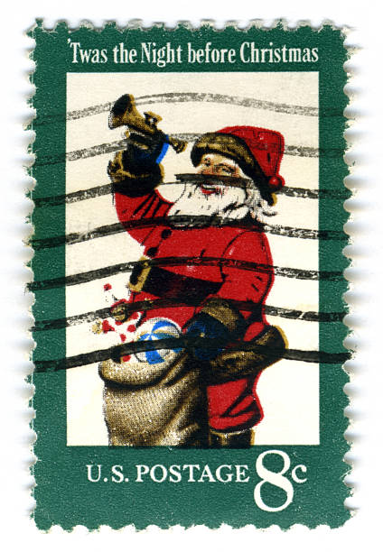 istock The night before christmas - stamp 173613969