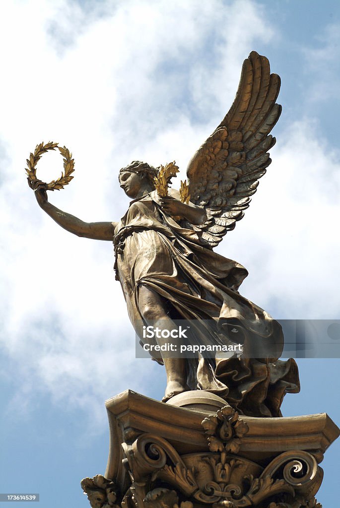 Angel Pomnik w Pradze - Zbiór zdjęć royalty-free (Anioł)