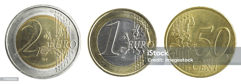 Monedas de Euro - Foto de stock de Moneda de la Unión Europea libre de derechos