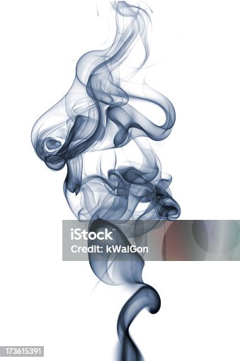 istock Complex Smoke On White 173615391