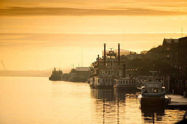 istock Riverboats in the morning 173615475