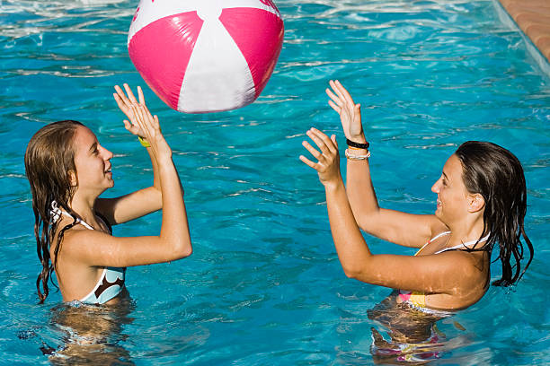istock Playing in the swimming pool 173615616