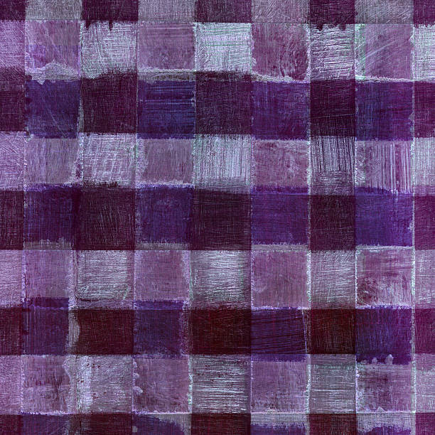 Purple Checkerboard Pattern stock photo