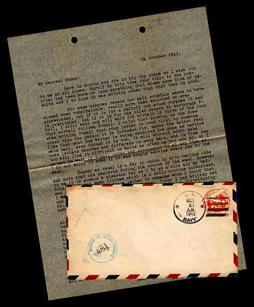 list do mommy - air mail world war ii war american culture zdjęcia i obrazy z banku zdjęć