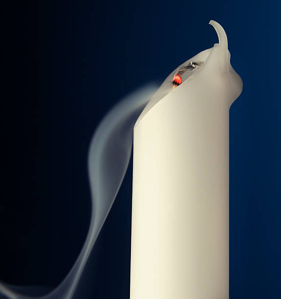 istock Dying Flame; Candle Extinguished, Smoke, Last Glowing Ember, Wick 173616387