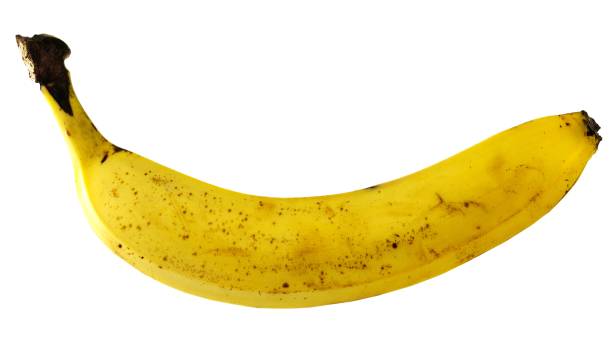 istock Yellow banana on a white background 1736168726