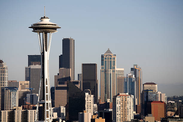 Film photo of the Seattle Skyline