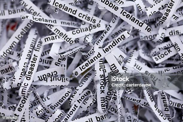 Iceland Economy And Housing Meltdown Around The World Stock Photo - Download Image Now