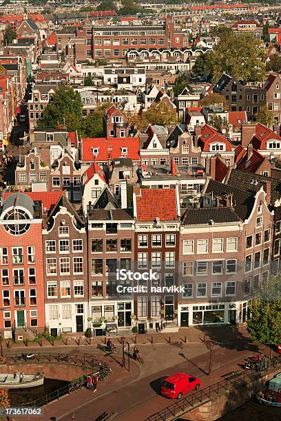 Luftbild Von Amsterdam Stockfoto und mehr Bilder von Amsterdam - Amsterdam, Architektur, Außenaufnahme von Gebäuden