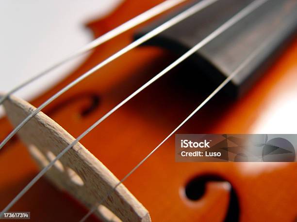 Foto de Cordas Violino Série e mais fotos de stock de Violino - Violino, Macrofotografia, Música