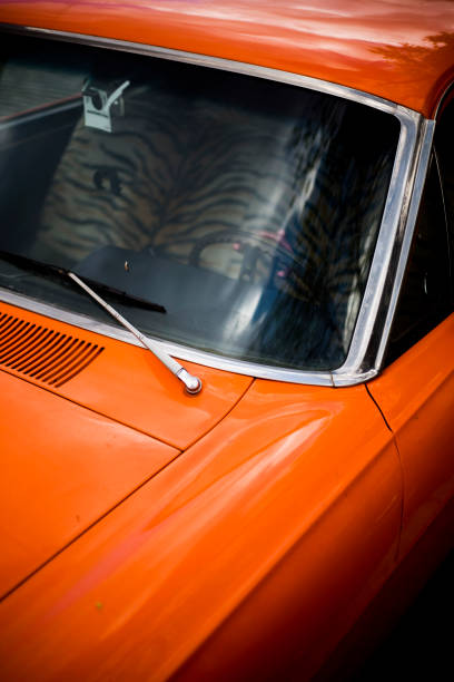 istock Orange Car Detail 173617462