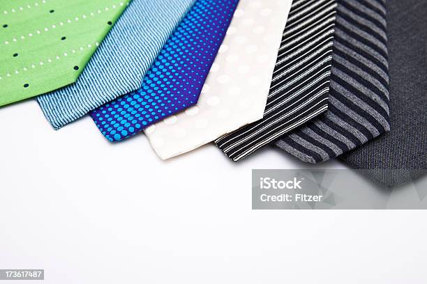 Verschiedene Krawatten Stockfoto und mehr Bilder von Bildschärfe - Bildschärfe, Blau, Bunt - Farbton