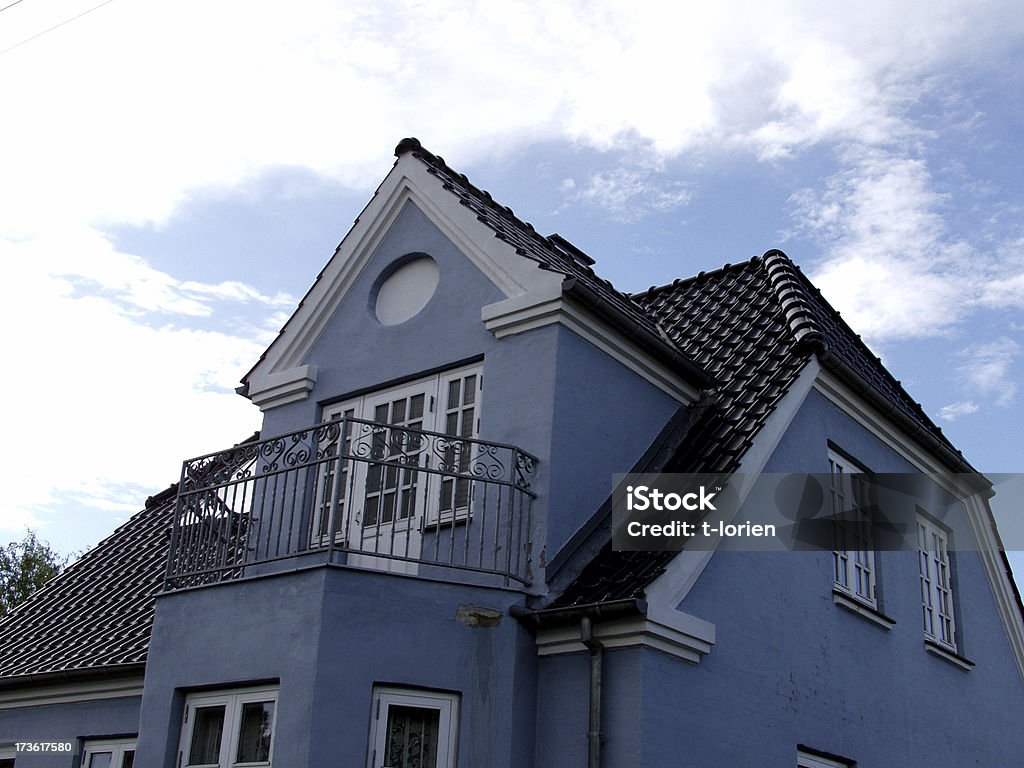 Blue maison - Photo de Danemark libre de droits