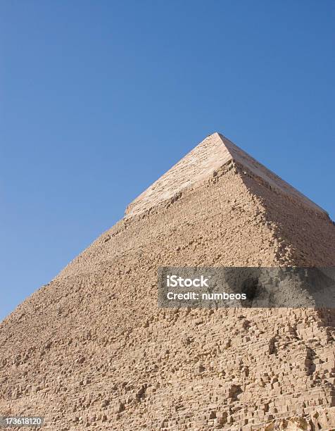 Foto de Pirâmide Chefren e mais fotos de stock de Pirâmide - Estrutura construída - Pirâmide - Estrutura construída, Civilização Milenar, Cultura egípcia
