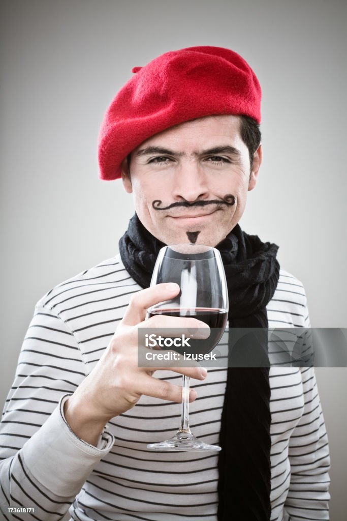 Vino francese - Foto stock royalty-free di Adulto