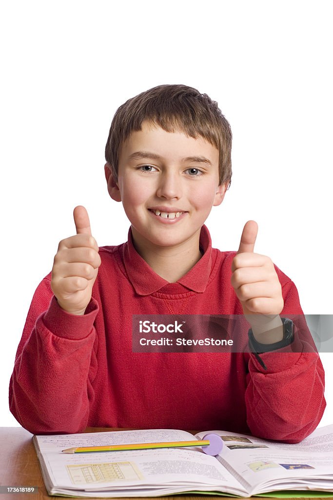 Menino de sucesso - Royalty-free 10-11 Anos Foto de stock