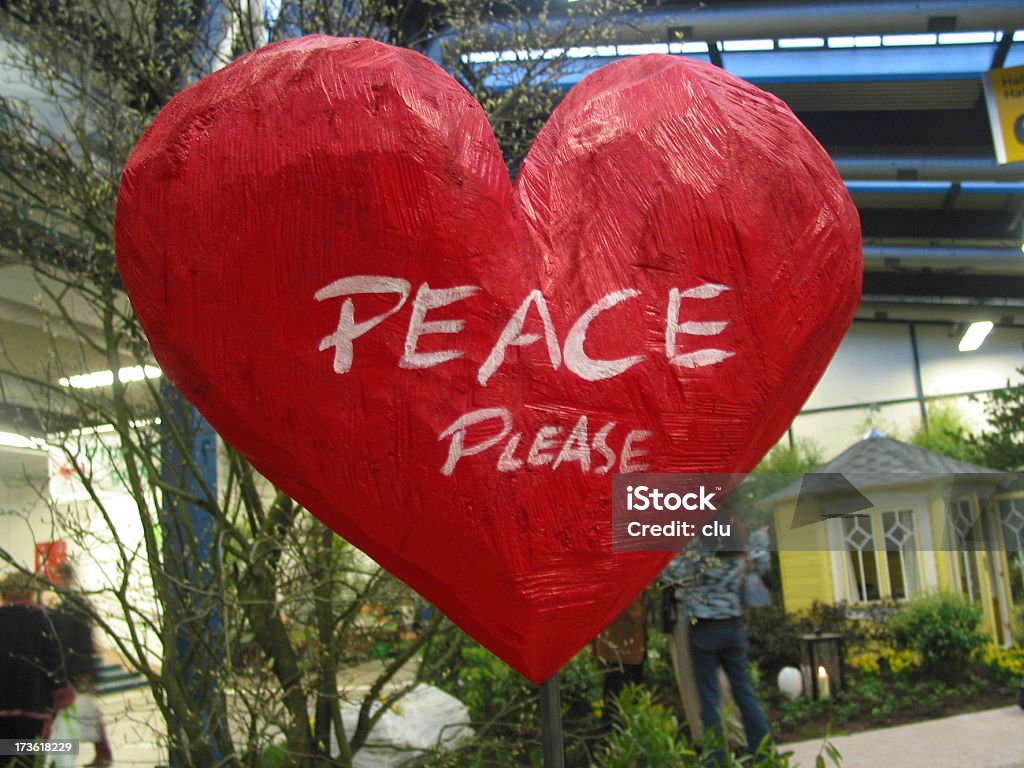 Coração amor, paz, por favor! - Royalty-free Amor Foto de stock
