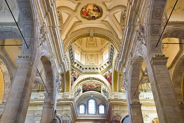 "The Cathedral at Cagliari, in Sardinia. It was built in the early years of the 13th century in romanesque-pisan style. Other images in:"