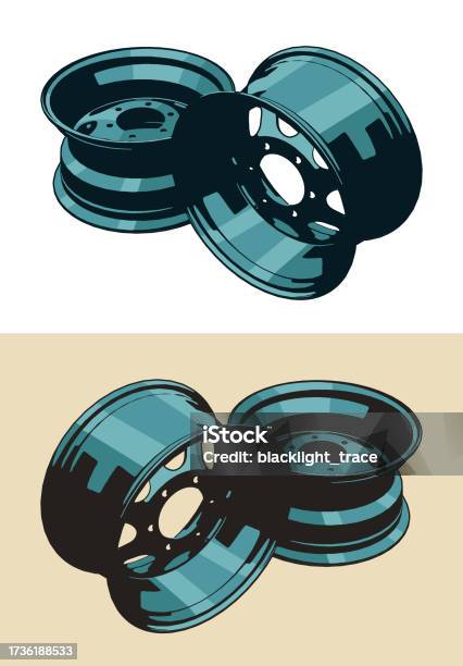Alloy Graphics Steel Wheels Illustrations Stock Illustration - Download Image Now ...