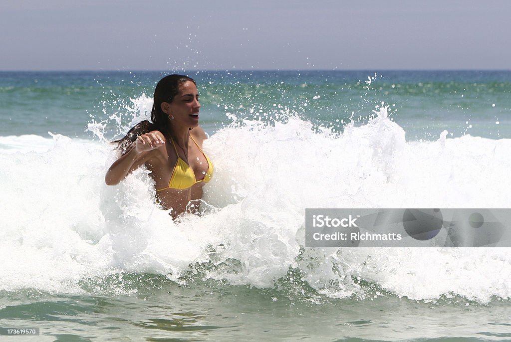 Lady im Bikini - Lizenzfrei Rio de Janeiro Stock-Foto