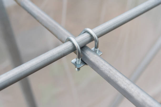istock U-bolt Steel cross clamp 1736198273