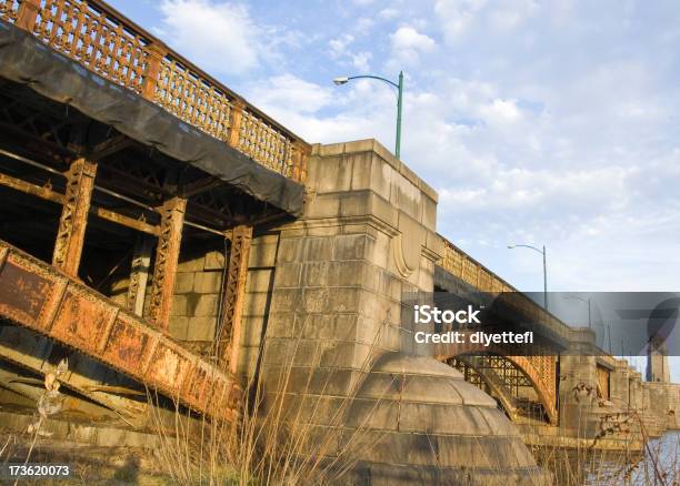 Audace Inferiore Del Ponte Longfellow - Fotografie stock e altre immagini di Arrugginito - Arrugginito, Boston - Massachusetts, Fatiscente