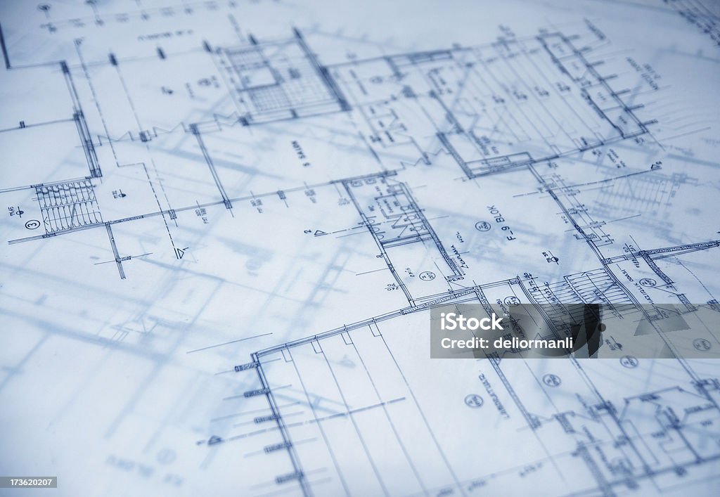 Déroulez - Photo de Plan d'architecte libre de droits