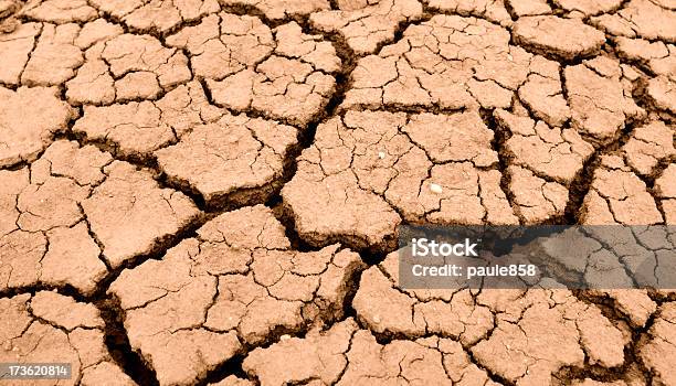 Dry Earth Stock Photo - Download Image Now - Arid Climate, Backgrounds, Barren