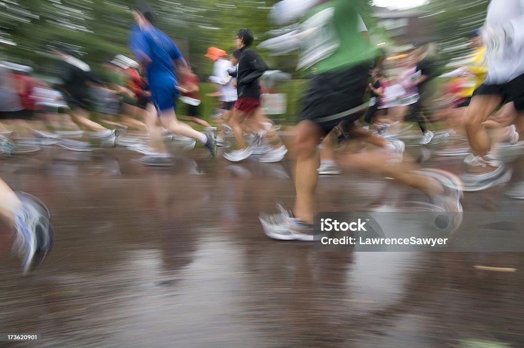 Maratonistas em movimento - Foto de stock de Abundância royalty-free