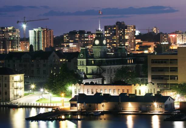 istock Colorful Kingston Ontario Waterfront Skyline. 173621149