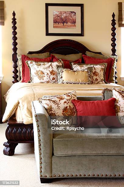 Foto de Quarto Luxury e mais fotos de stock de Elegância - Elegância, Quarto de dormir, Aconchegante