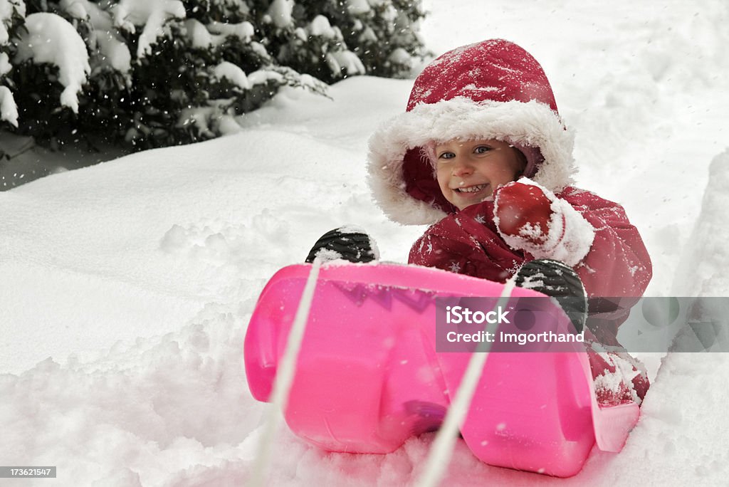 Attraverso la neve - Foto stock royalty-free di Albero