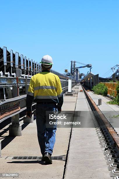 Carbone Terminal Operaio - Fotografie stock e altre immagini di Industria mineraria - Industria mineraria, Australia, Nastro trasportatore