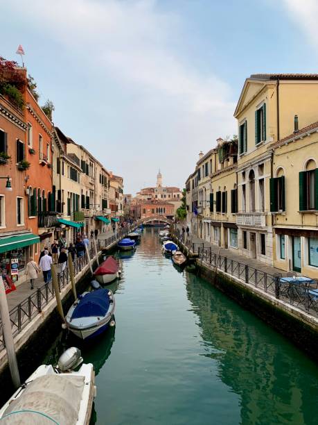 istock Venice Canal at sunset, Venice, Italy 1736220554