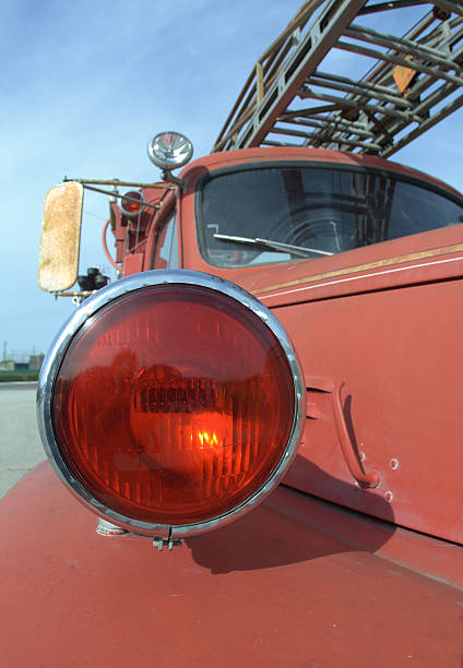 istock Antique fire truck 1958 173622360