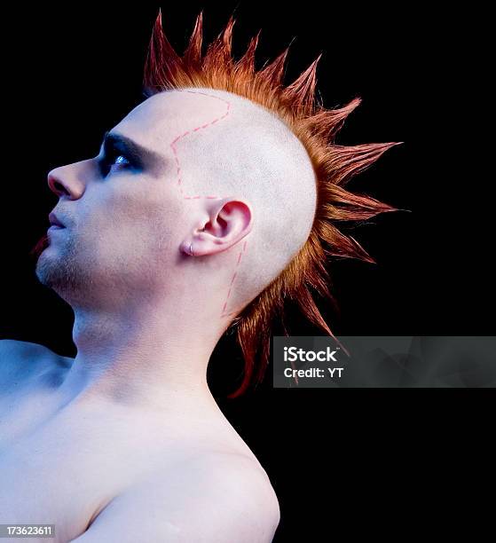 Punk Stockfoto und mehr Bilder von Punker - Punker, Männliche Person, Irokesenfrisur