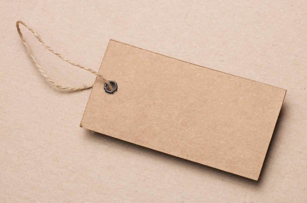 istock Recycled Cardboard Brown Gift Tag on Eco Paper 173625381