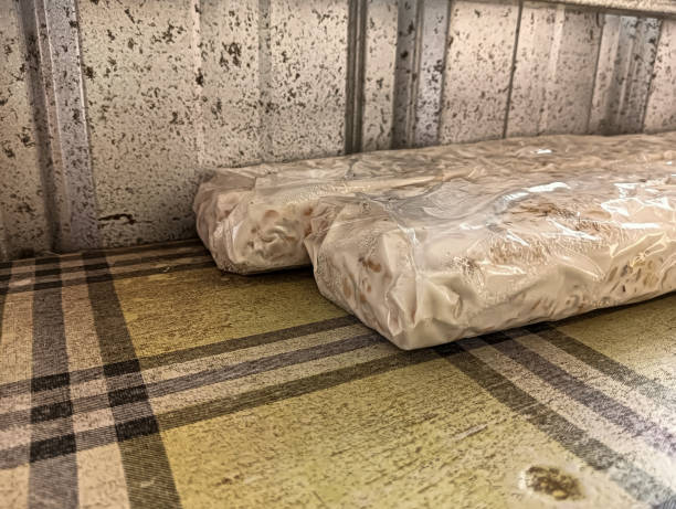 istock Raw white tempeh is still wrapped in transparent plastic 1736254695