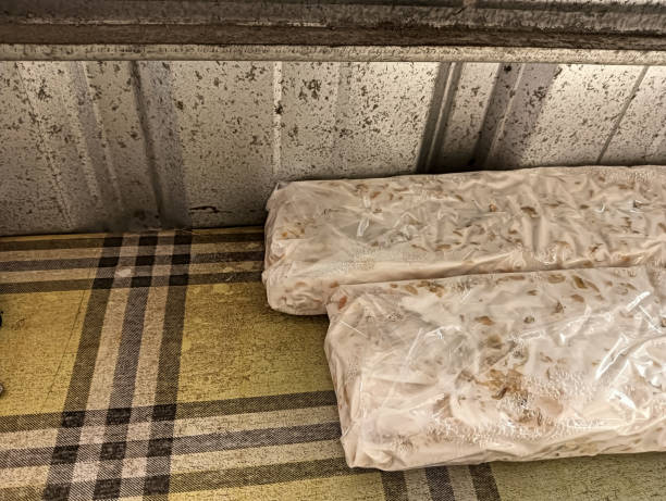 istock In clear plastic, the uncooked white tempeh is packaged. 1736257983
