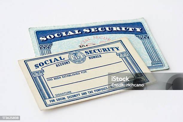 Social Security Card Stockfoto und mehr Bilder von Ausweisdokument - Ausweisdokument, Bildschärfe, Dokument