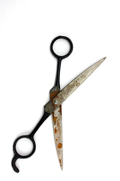 istock old pair of rusty metal scissors with clipping path 173626073