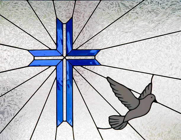 Photo of Holy Cross with Dove of Peace