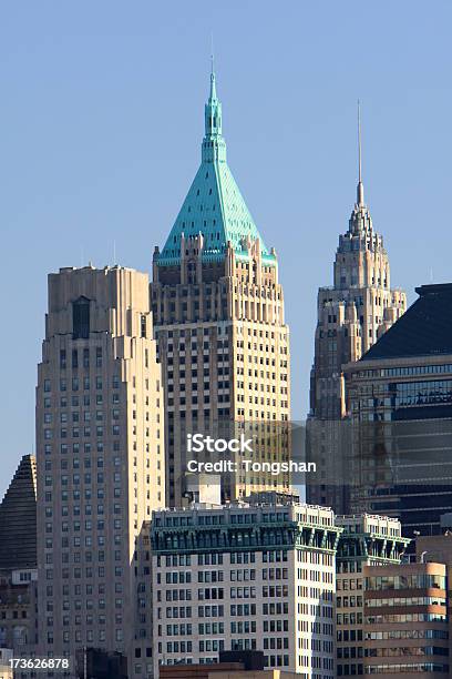 Edificios De Nueva York Foto de stock y más banco de imágenes de Aire libre - Aire libre, Arquitectura, Bajo Manhattan - Manhattan