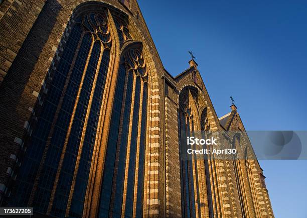 Kloosterkerk In Den Haag Stockfoto und mehr Bilder von Abenddämmerung - Abenddämmerung, Architektur, Blau