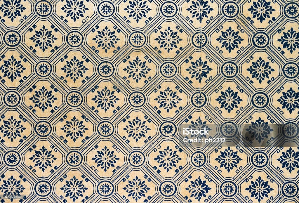 Vecchia carta da parati - Foto stock royalty-free di Beige